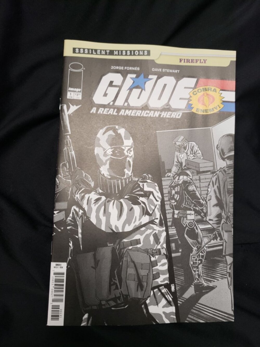 GI Joe SSSilent Missions Firefly #1 Prestige Variant Set A B 1:10 Fornes - Picture 6 of 9
